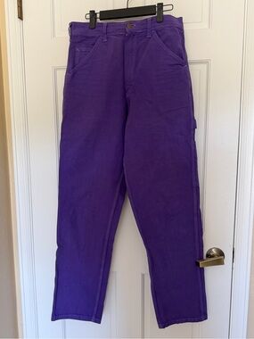 Stan Ray Purple Straight Leg Carpenter Pants | Size 28